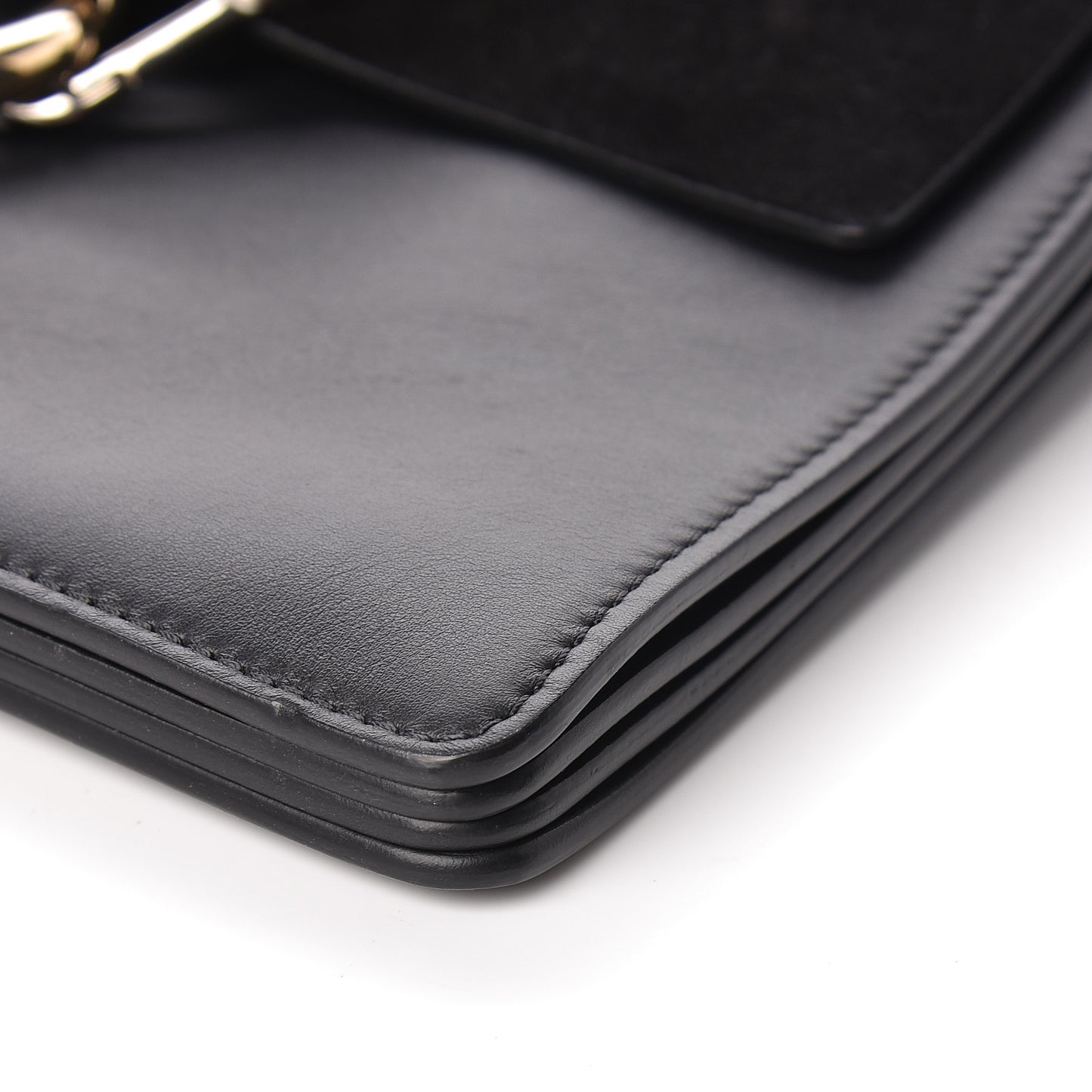 Suede Calfskin Medium Faye Shoulder Bag Black
