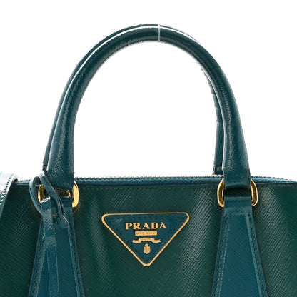 Prada Saffiano Vernice Lux Small Promenade Tote Ottanio 8 of 13