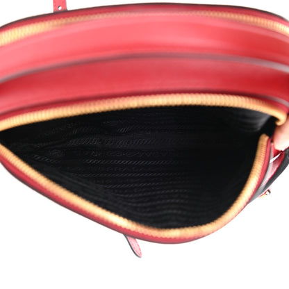 Prada Saffiano Lux Odette Crossbody Fuoco 5 of 11