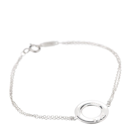 Tiffany Sterling Silver 1837 Circle Chain Bracelet 1 of 5