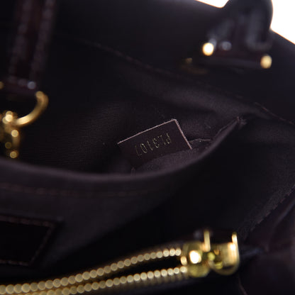 Louis Vuitton Vernis Montaigne BB Amarante 8 of 12