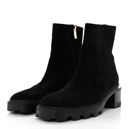 Jimmy Choo Suede Melodie Ankle Boots 36.5 Black 3 of 12