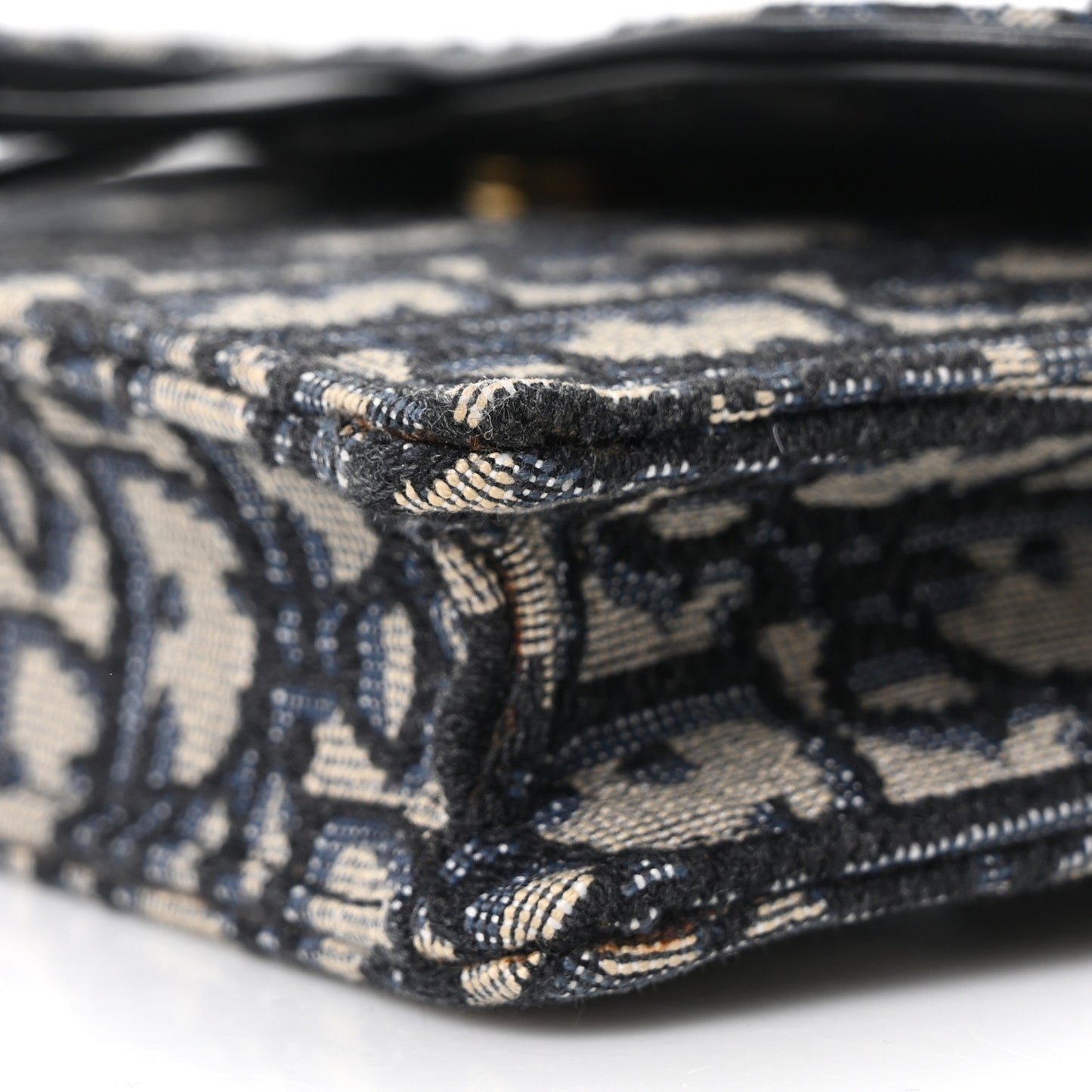 Oblique Saddle Belt Bag Blue