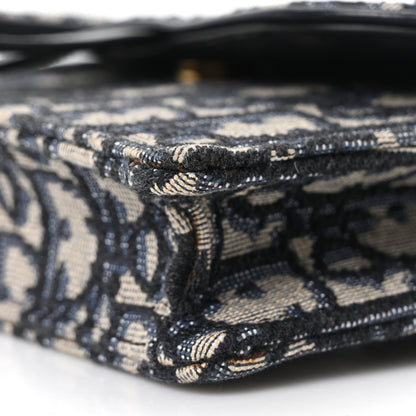 Christian Dior Oblique Saddle Belt Bag Blue 9 of 9