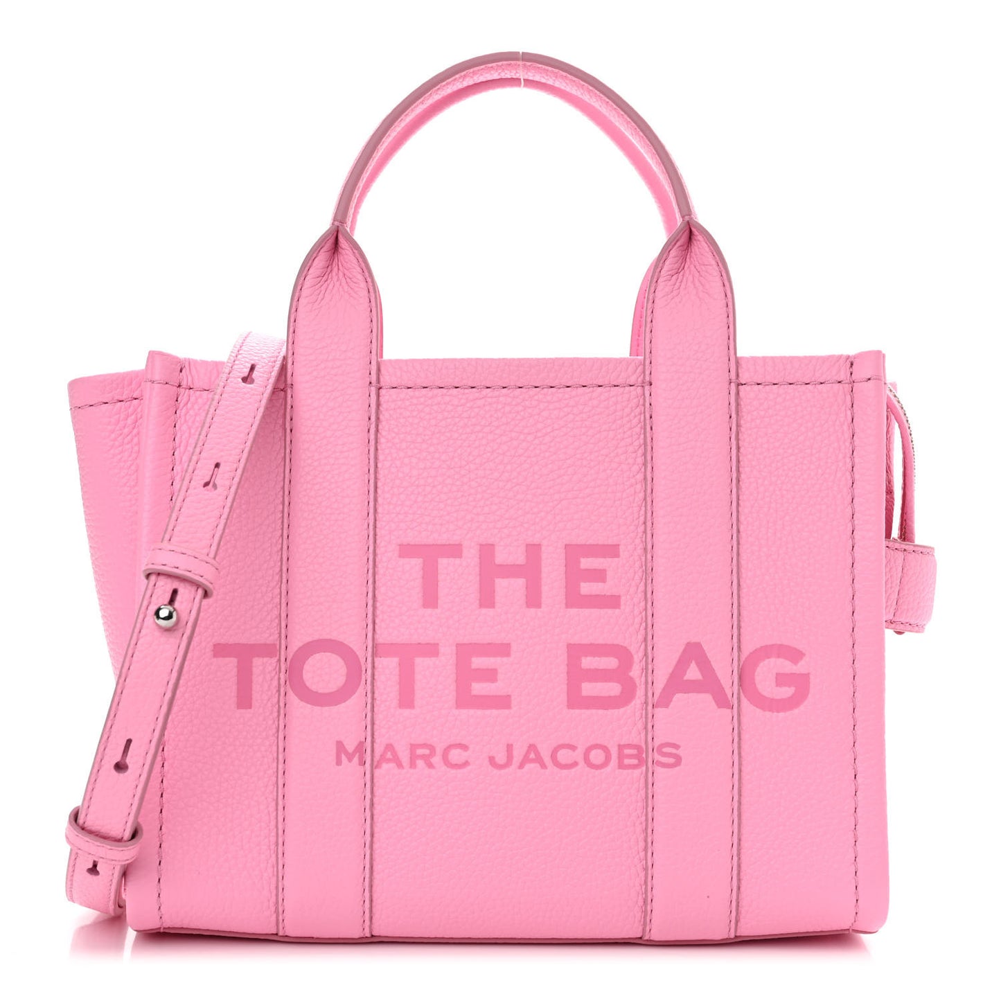 Grained Calfskin Small The Tote Bag Candy Pink