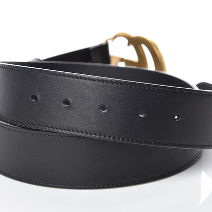 Gucci Calfskin Double G 40mm Belt 85 34 Black 5 of 7