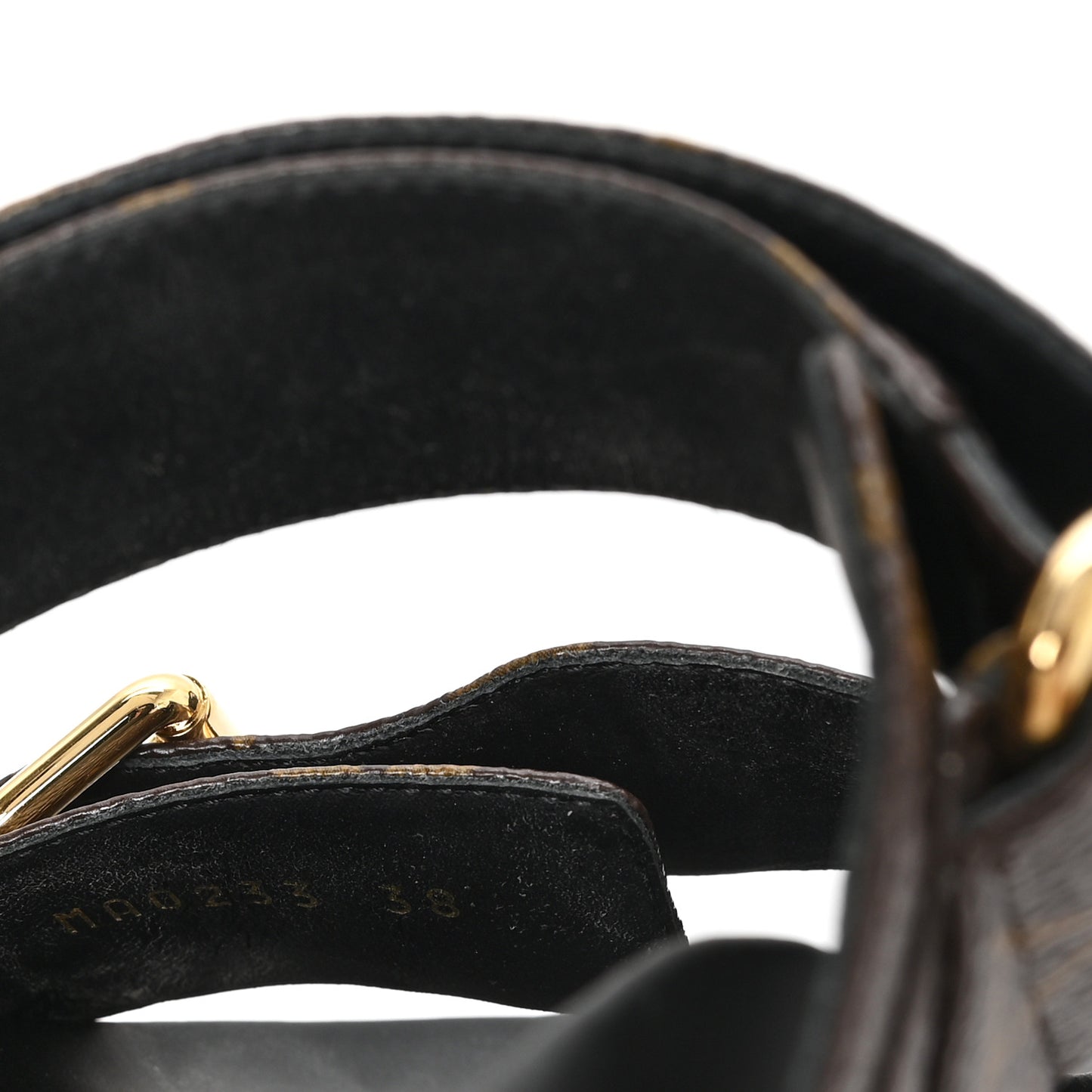 Monogram Bom Dia Mule Sandals 38 Black