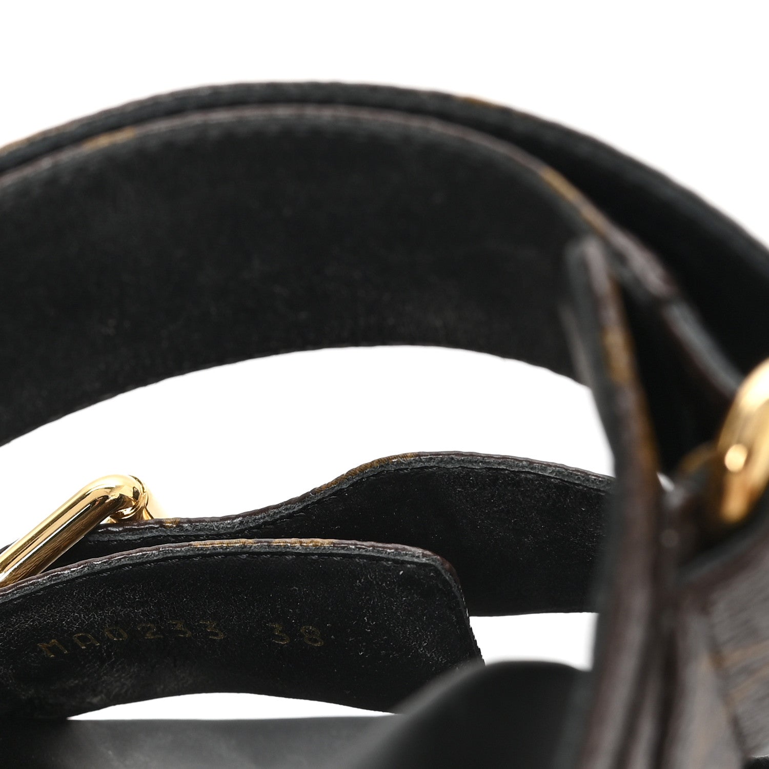Louis Vuitton Monogram Bom Dia Mule Sandals 38 Black 9 of 10