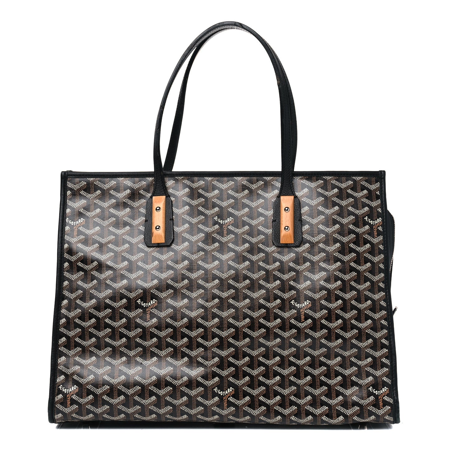 Goyardine Marquises Tote Black