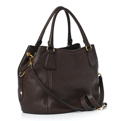 Prada Vitello Daino Tote Caffe 3 of 8