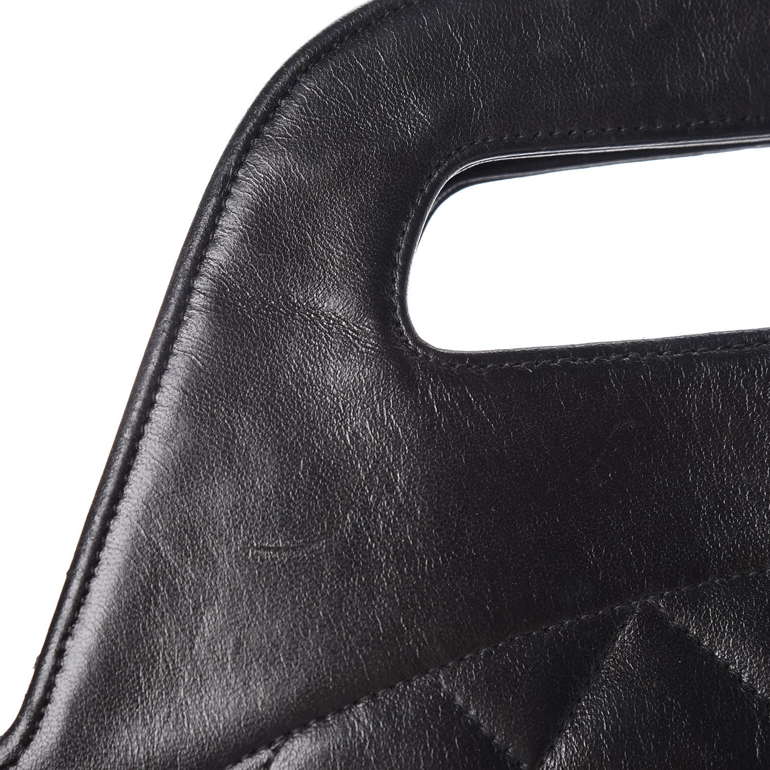 Chanel Lambskin Quilted CC Shoulder Bag Black 13 of 15