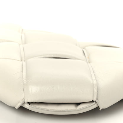 Bottega Veneta Paper Calfskin Maxi Intrecciato Padded Pouch Clutch Plaster 8 of 10