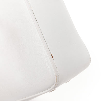 Balenciaga Calfskin S Triangle Duffle White 14 of 15