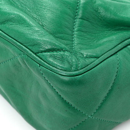 Chanel Lambskin Quilted CC Tassel Camera Case Green 13 of 16