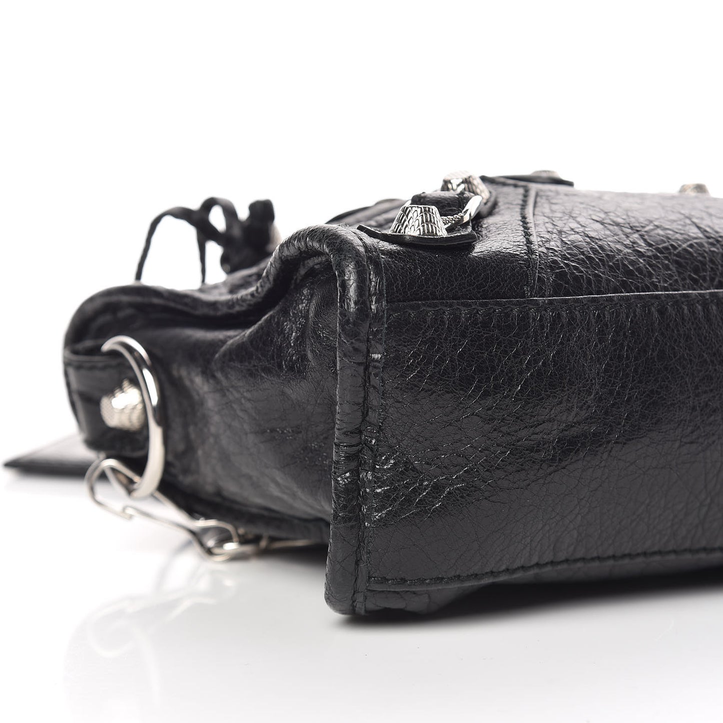 Agneau Giant 12 Silver Hardware Mini City Black