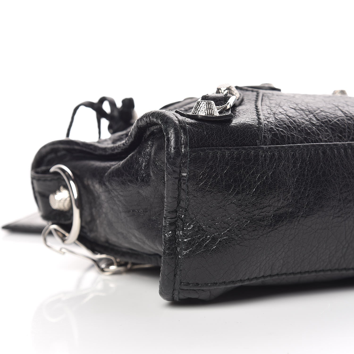 Balenciaga Agneau Giant 12 Silver Hardware Mini City Black 8 of 12