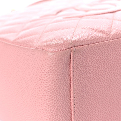 Chanel Caviar Quilted Petit Shopping Tote PST Pink 8 of 24