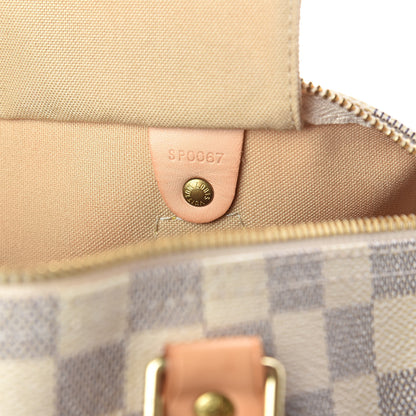 Louis Vuitton Damier Azur Speedy 30 6 of 8