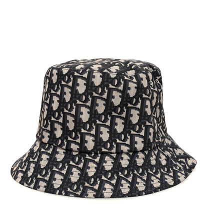 Christian Dior Oblique Reversible Teddy-D Brim Bucket Hat Blue 6 of 13