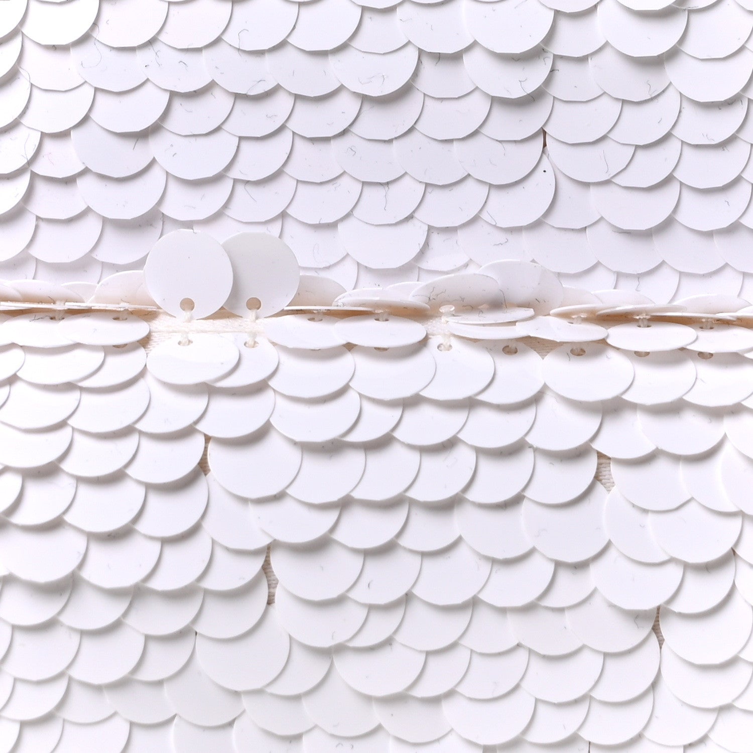 Chanel Sequin Lambskin CC Backpack White 8 of 10