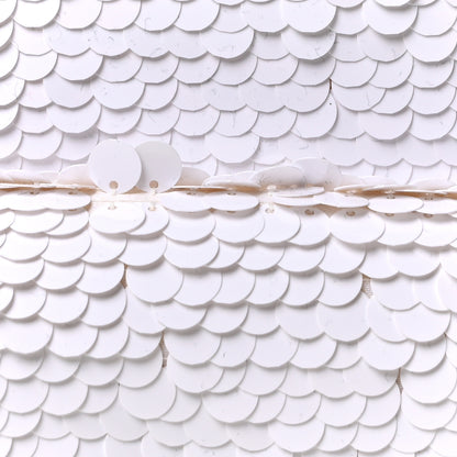 Chanel Sequin Lambskin CC Backpack White 8 of 10
