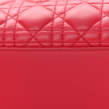 Christian Dior Lambskin Cannage Large Lady Dior Fuchsia 12 of 18