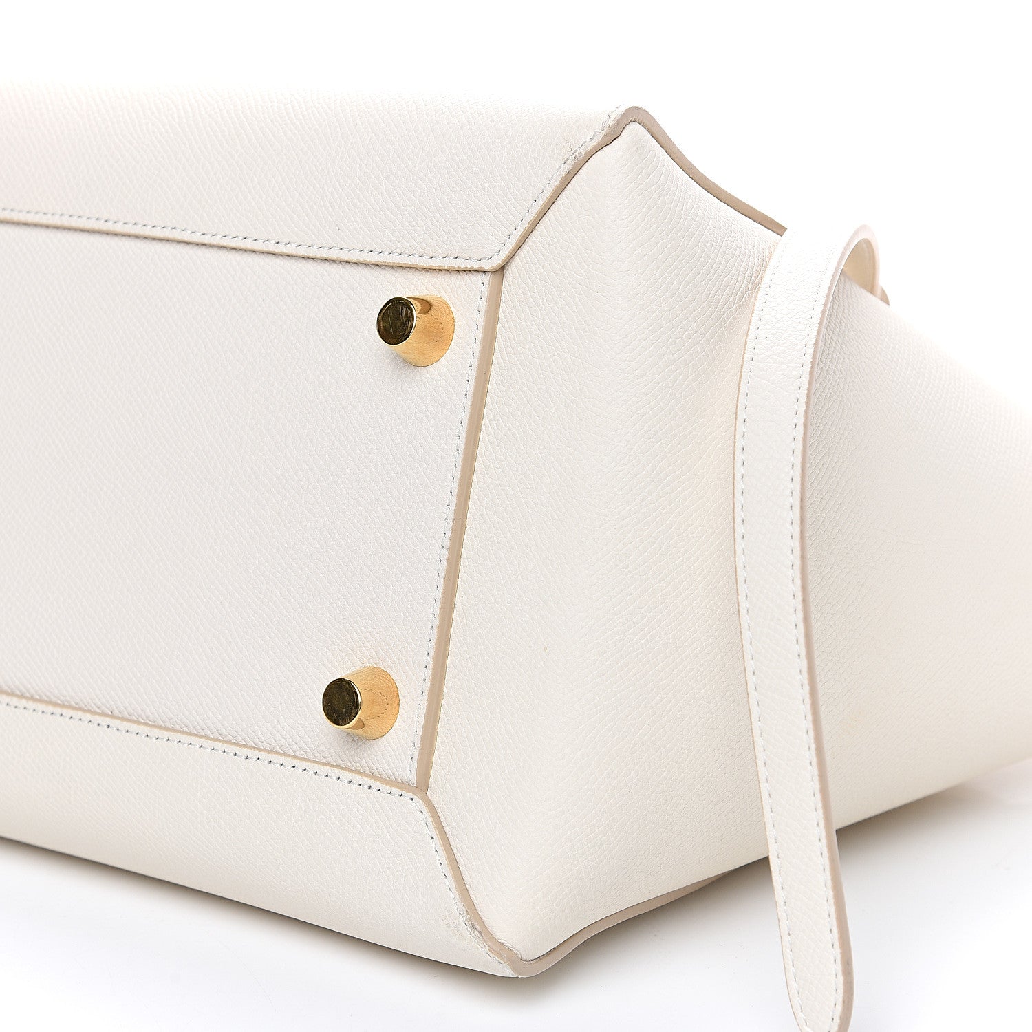 Celine Grained Calfskin Mini Belt Bag White 8 of 10