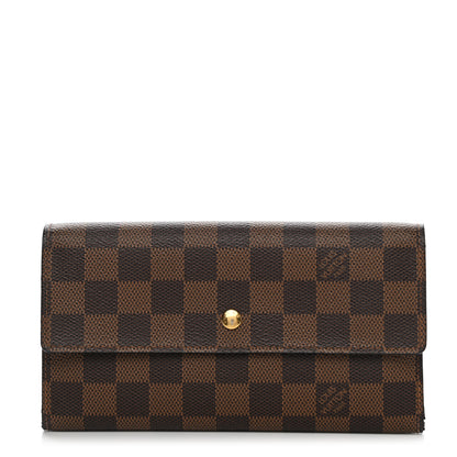 Louis Vuitton Damier Ebene Porte Tresor International Wallet 1 of 13