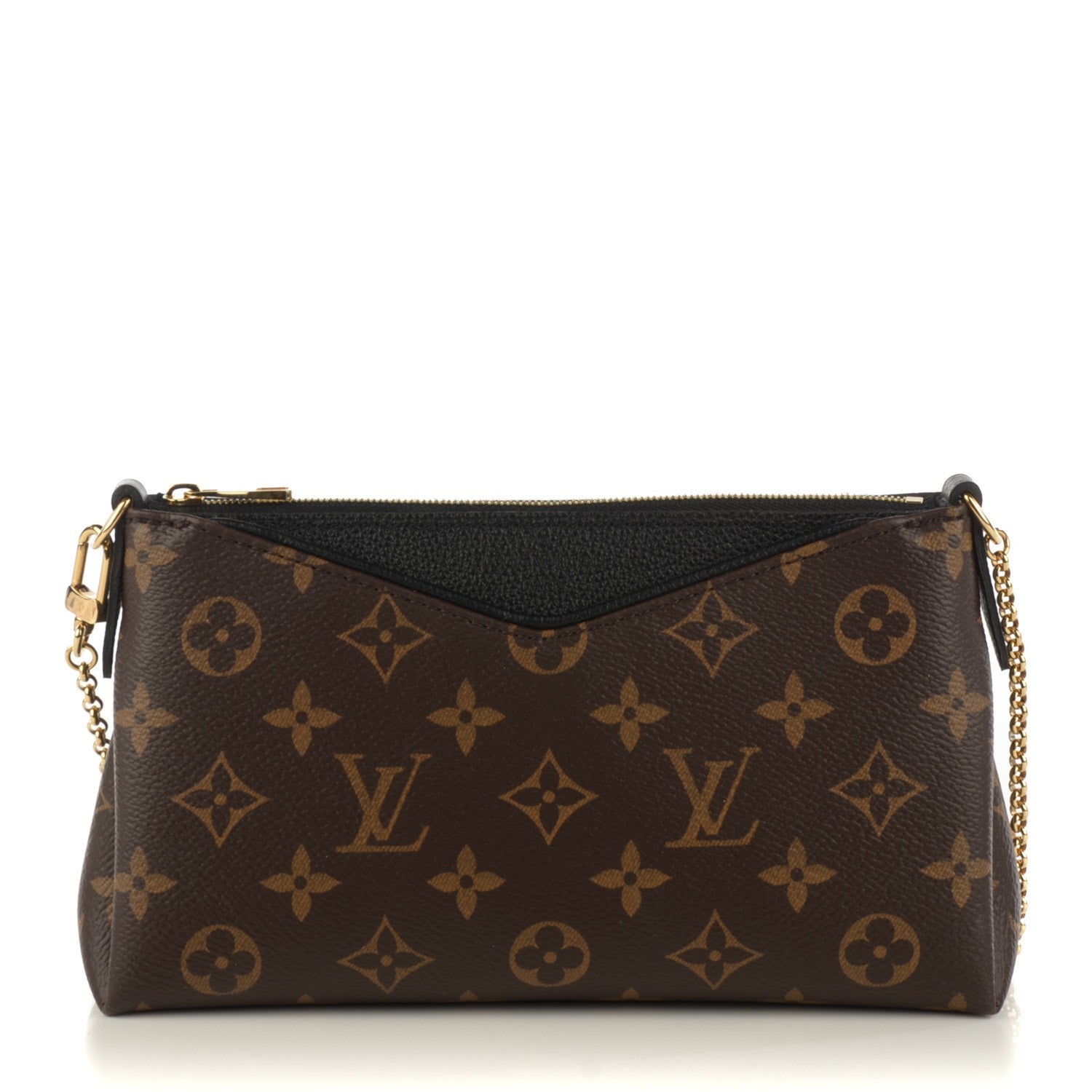 Louis Vuitton Monogram Pallas Clutch Black 1 of 8