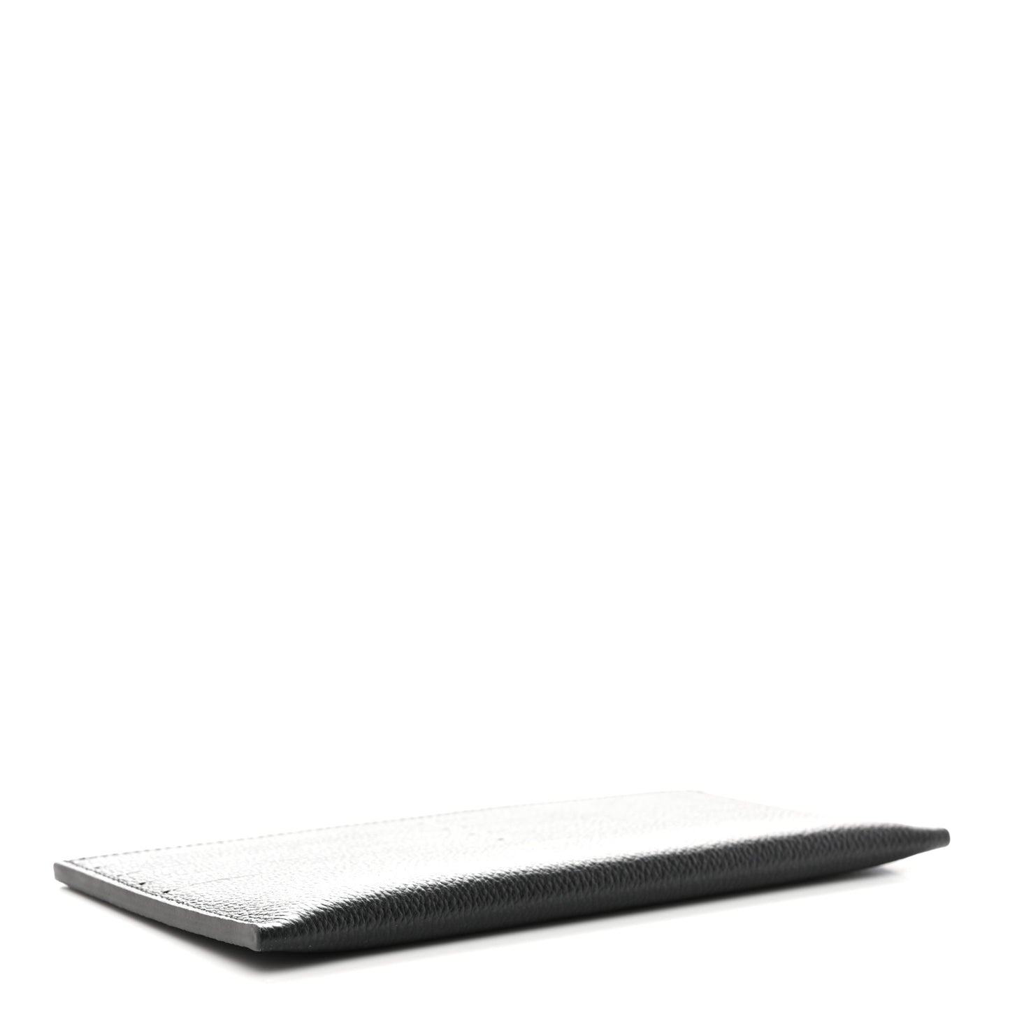 Calfskin Felicie Chain Wallet Card Holder Insert Black
