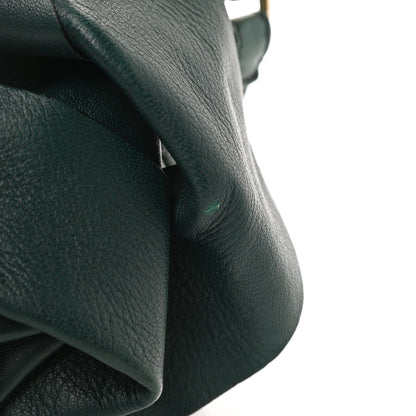 Valentino Garavani Nappa Pleated Petale Tote Green 9 of 12