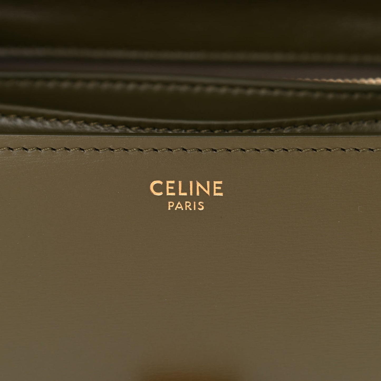 Box Calfskin Small Classic Box Flap Bag Army Green