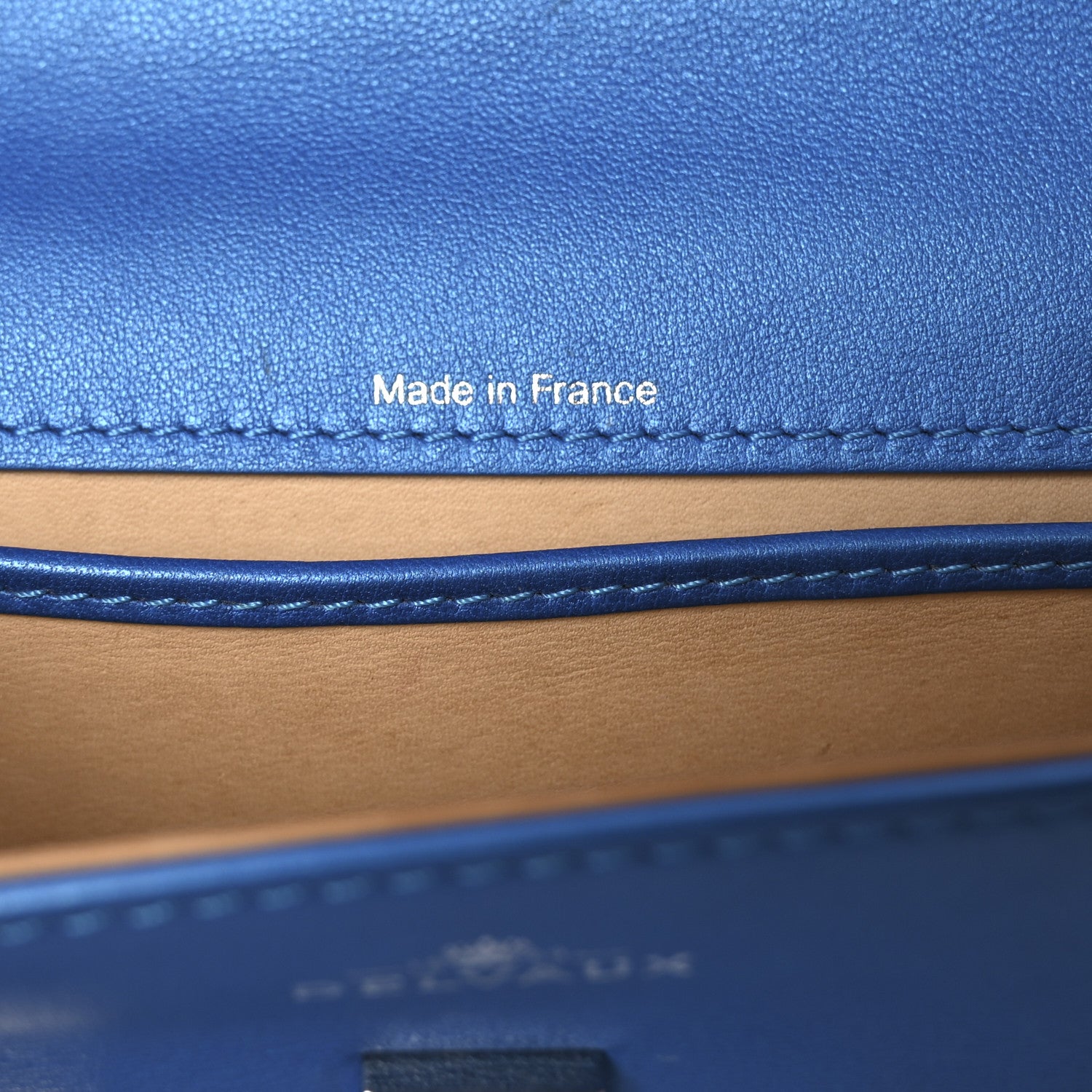 Delvaux Metallic Calfskin Mini Tempete Satchel Satin Electric 7 of 10