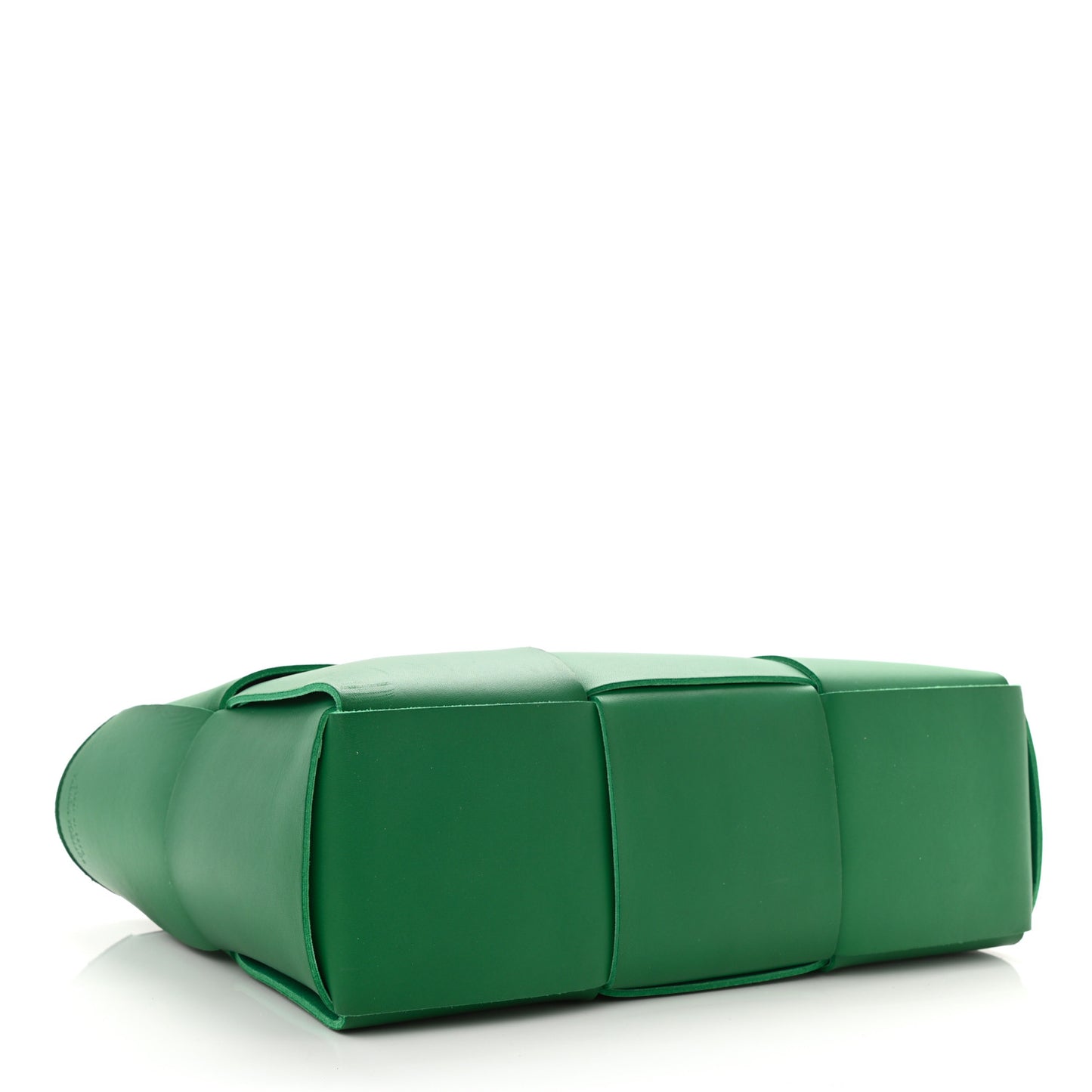 Nappa Maxi Intrecciato Medium Arco Tote Racing Green