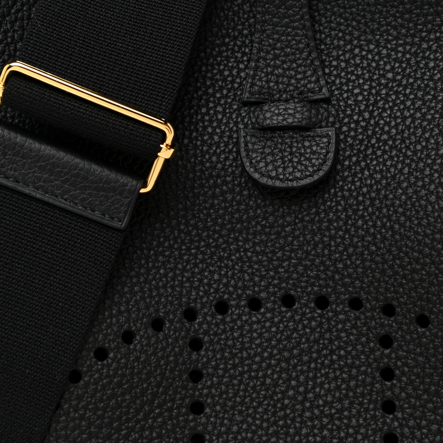 Hermes Taurillon Clemence Evelyne III PM Black 7 of 11