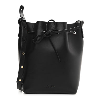 Mansur Gavriel Calfskin Mini Bucket Bag Black Flamma 1 of 10