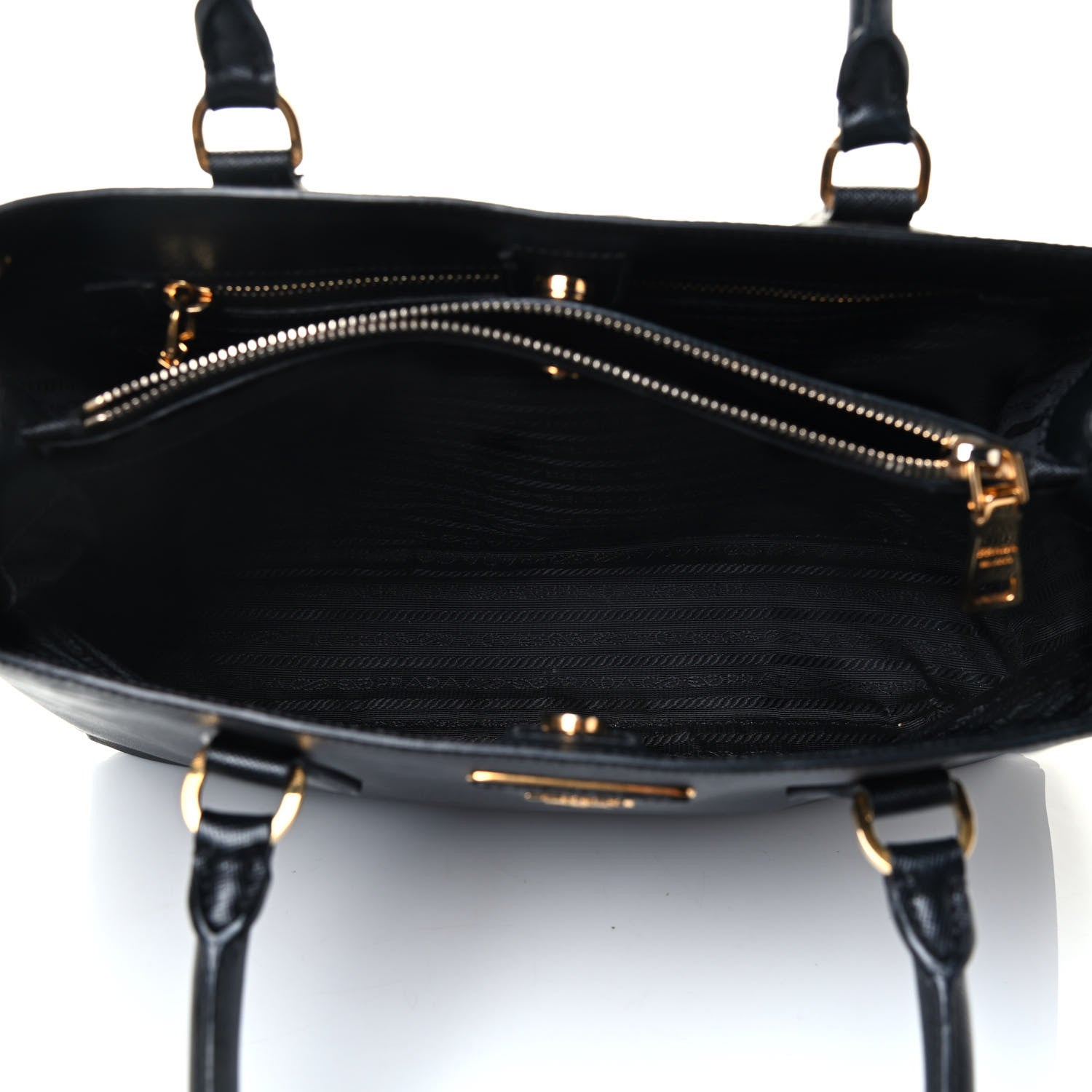 Prada Saffiano Lux Small Tote Black 4 of 5