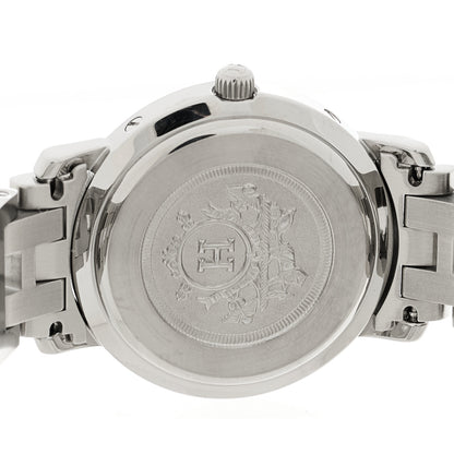 Hermes Stainless Steel 24mm Clipper Quartz Watch White 4 of 4