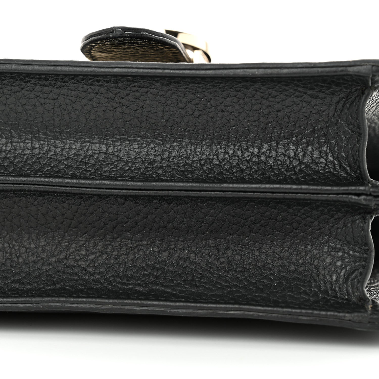 Gucci Dollar Calfskin Small Interlocking G Shoulder Bag Black 12 of 13