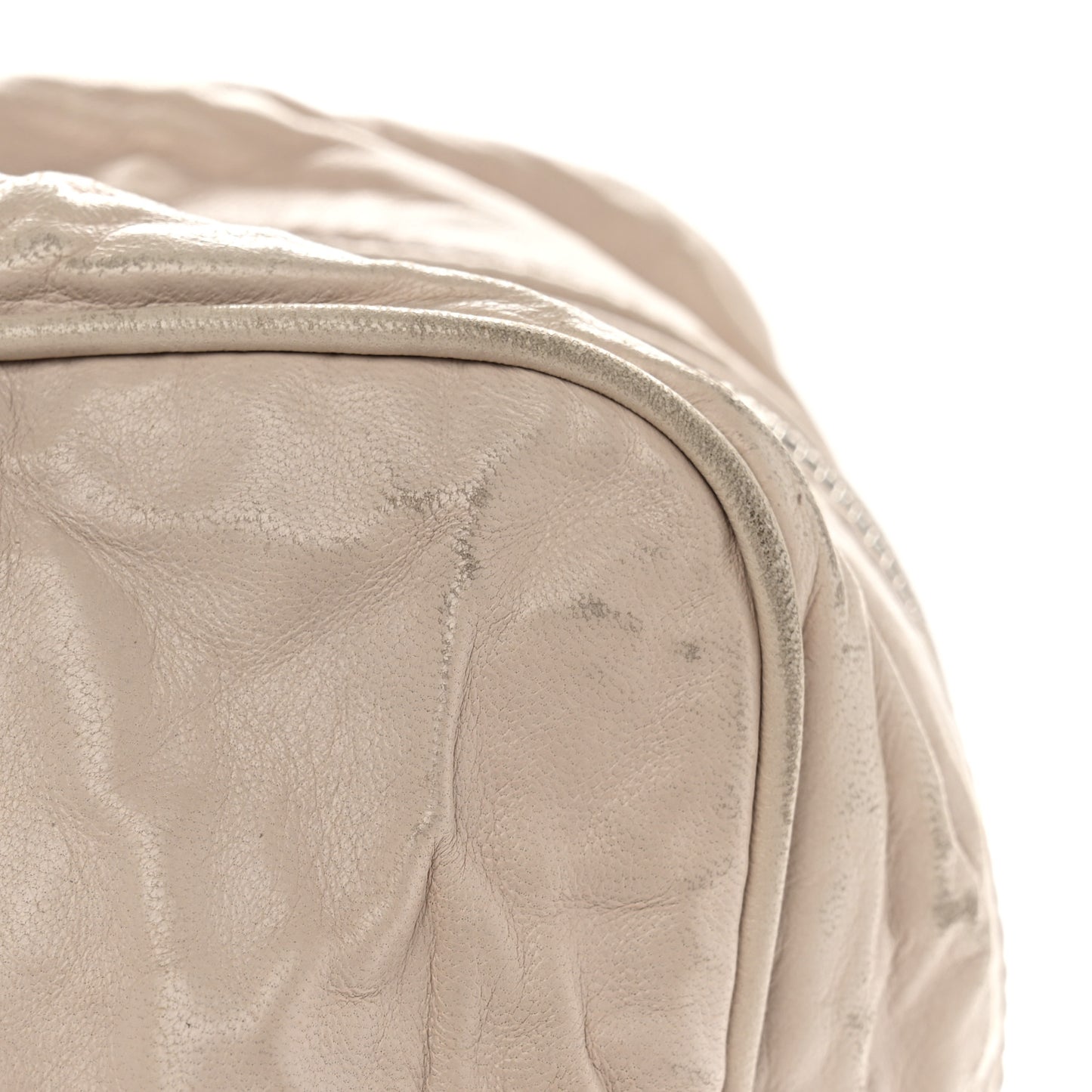 Nappa Antik Bauletto Satchel Argilla