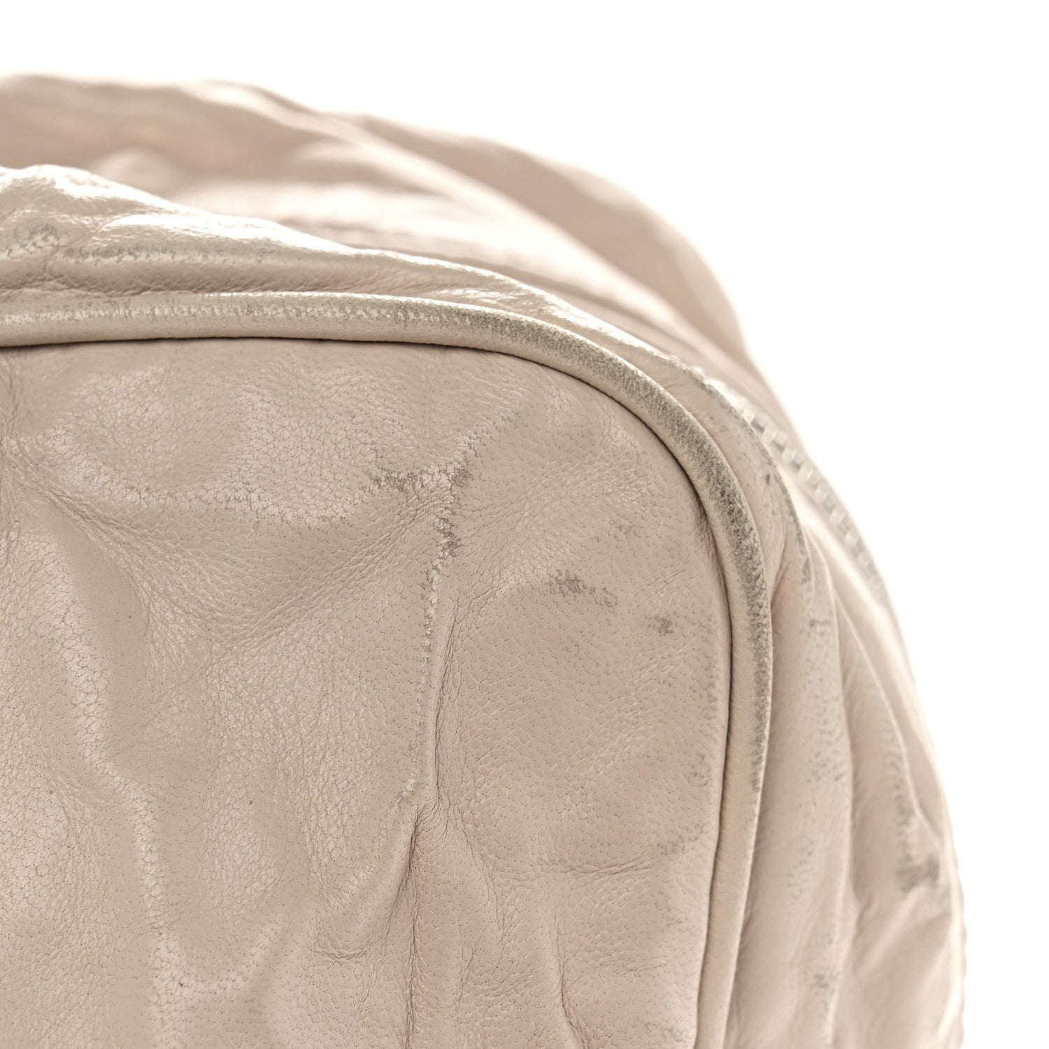 Prada Nappa Antik Bauletto Satchel Argilla 11 of 12
