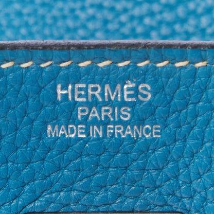 Hermes Togo Birkin 35 Blue Jean 24 of 31
