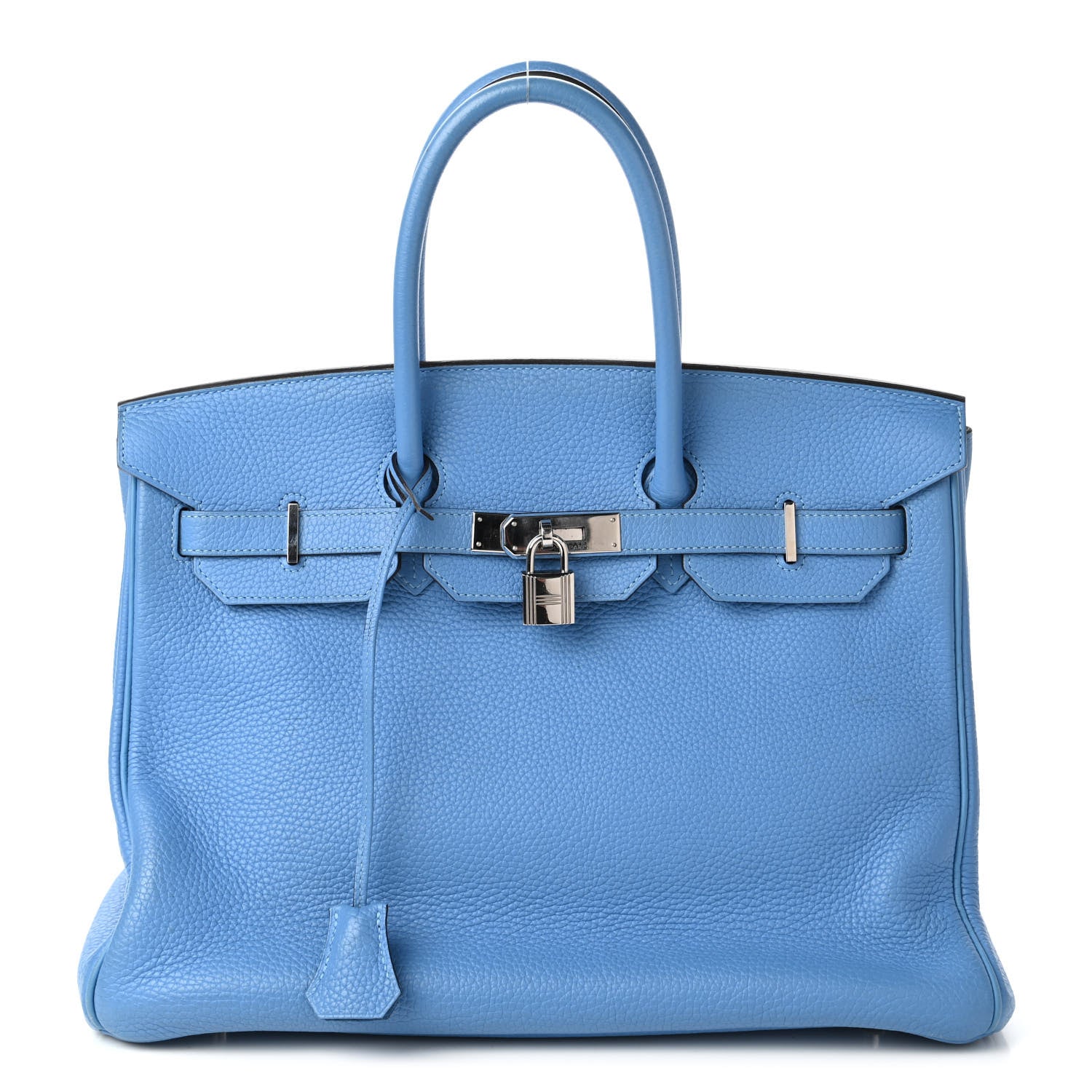 Hermes Togo Birkin 35 Bleu Paradis 1 of 10