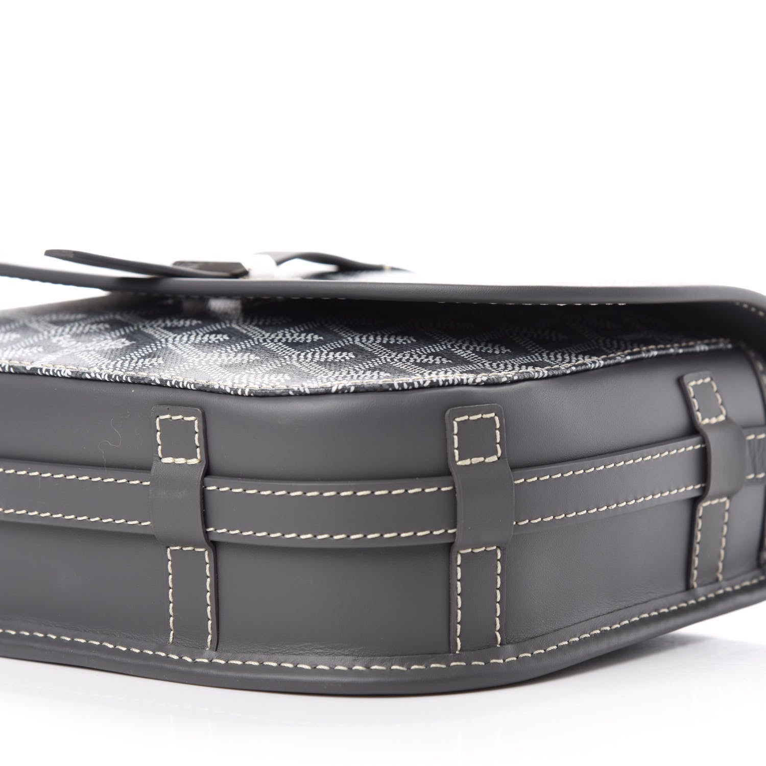 Goyard Goyardine Belvedere II PM Messenger Bag Gray 7 of 9