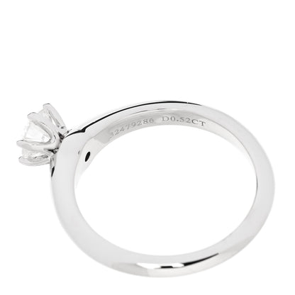 Tiffany Platinum Diamond .52ct Solitaire Engagement Ring 52 6 6 of 6
