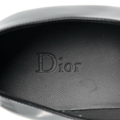 Christian Dior Polished Calfskin Mens Derby Shoe 44 Black 10 of 10