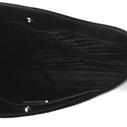 Prada Spazzolato Cleo Shoulder Bag Black 5 of 8
