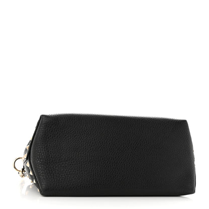 Valentino Garavani Pebbled Calfskin Rockstud Single Handle Flap Bag Black 4 of 9