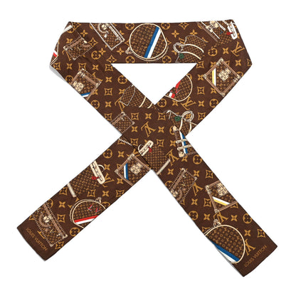 Louis Vuitton Silk Monogram Trunks Bandeau 1 of 4