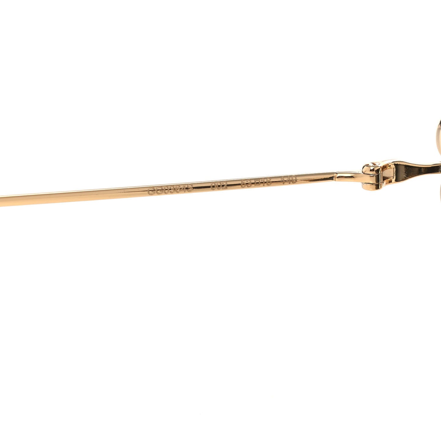 Metal Crystal Cat Eye Sunglasses GG0364S Gold